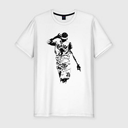 Футболка slim-fit Allen Iverson NBA, цвет: белый