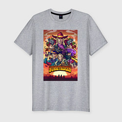 Футболка slim-fit Sunsetriders, цвет: меланж