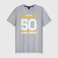 Футболка slim-fit Denver - Aaron Gordon, цвет: меланж