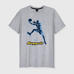 Футболка slim-fit Nuggets baller, цвет: меланж