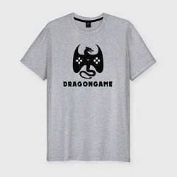 Футболка slim-fit Игра дракона, цвет: меланж