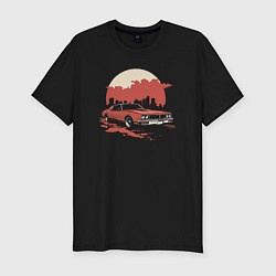Футболка slim-fit City car, цвет: черный