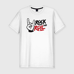 Футболка slim-fit Style rock and roll, цвет: белый