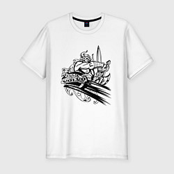 Мужская slim-футболка Вольво viking