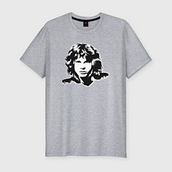 Футболка slim-fit Jim Morrison - The Doors, цвет: меланж