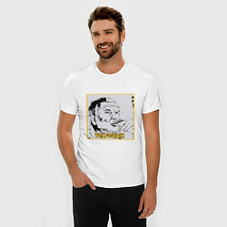 Футболка slim-fit Volfovich Art Black coin, цвет: белый — фото 2