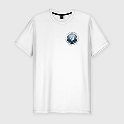 Футболка slim-fit Черное зеркало - Plug back in, цвет: белый