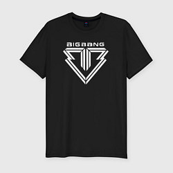 Футболка slim-fit Big bang, цвет: черный