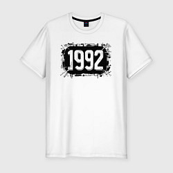 Футболка slim-fit 1992 граффити, цвет: белый