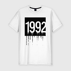 Футболка slim-fit Капающий 1992 год, цвет: белый