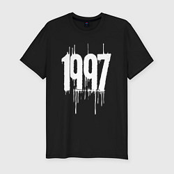 Футболка slim-fit Ретро-стиль 1997 года, цвет: черный