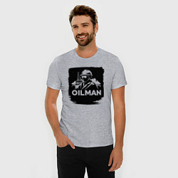 Футболка slim-fit Нефтяник, цвет: меланж — фото 2