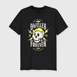 Футболка slim-fit Обитель - навсегда, цвет: черный