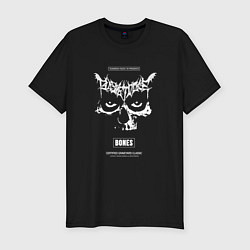 Футболка slim-fit Бонс, цвет: черный