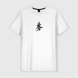 Футболка slim-fit Миямото Мусаси, цвет: белый