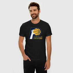 Футболка slim-fit Indiana Pacers 1967, цвет: черный — фото 2