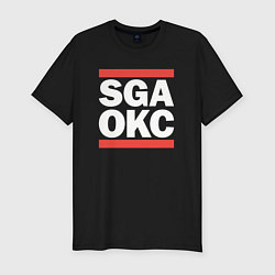 Футболка slim-fit SGA OKC, цвет: черный