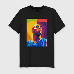 Футболка slim-fit Kobe Bryant color, цвет: черный