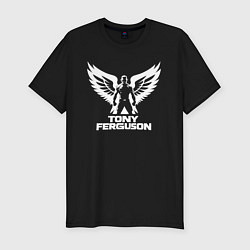 Футболка slim-fit Сила и крылья Тони Фергюсона, цвет: черный