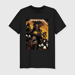 Футболка slim-fit Metallica - wolf, цвет: черный