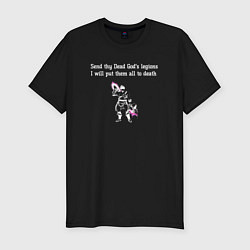 Футболка slim-fit Are you even trying Анти-маг дота 2, цвет: черный