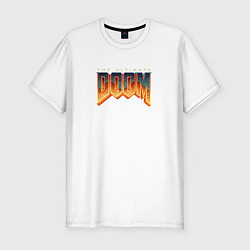 Футболка slim-fit Doom ultimate logo, цвет: белый