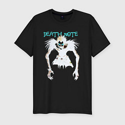 Футболка slim-fit Death note Ryuk - галлюцинации, цвет: черный