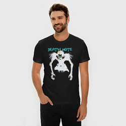 Футболка slim-fit Death note Ryuk - галлюцинации, цвет: черный — фото 2