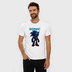 Футболка slim-fit Sonic cyberpunk, цвет: белый — фото 2