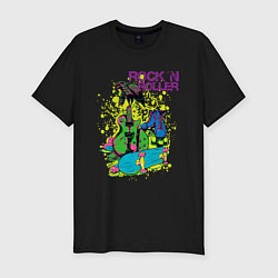 Футболка slim-fit Rock n Roller, цвет: черный