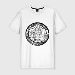 Футболка slim-fit Путешествие Небраска, цвет: белый