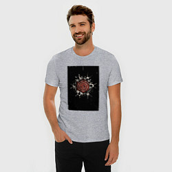 Футболка slim-fit Saw game, цвет: меланж — фото 2