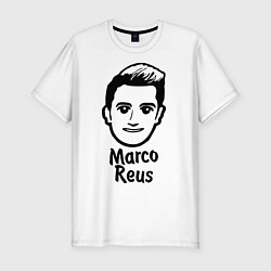 Футболка slim-fit Marco Reus, цвет: белый