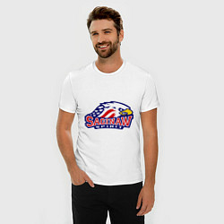 Футболка slim-fit HC Saginaw Spirit, цвет: белый — фото 2