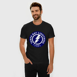 Футболка slim-fit HC Tampa Bay Lightning, цвет: черный — фото 2