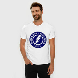 Футболка slim-fit HC Tampa Bay Lightning, цвет: белый — фото 2