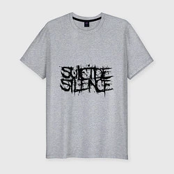 Футболка slim-fit Suicide Silence, цвет: меланж