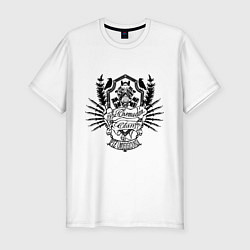Футболка slim-fit The Chemodan: Underground, цвет: белый