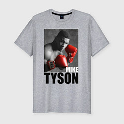 Футболка slim-fit Mike Tyson, цвет: меланж