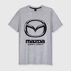 Футболка slim-fit Mazda Zoom-Zoom, цвет: меланж