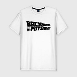 Футболка slim-fit Back to the future, цвет: белый