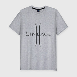 Футболка slim-fit Lineage logo, цвет: меланж