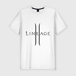 Футболка slim-fit Lineage logo, цвет: белый