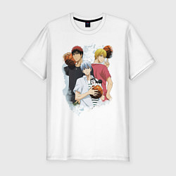 Футболка slim-fit Kuroko no Basket, цвет: белый