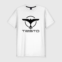 Футболка slim-fit Tiesto, цвет: белый