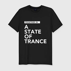 Футболка slim-fit Together in A State of Trance, цвет: черный