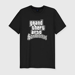 Футболка slim-fit GTA San Andreas, цвет: черный