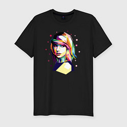 Футболка slim-fit Taylor Swift Art, цвет: черный