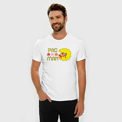 Футболка slim-fit Pac-Man: Breakfast, цвет: белый — фото 2