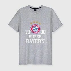 Футболка slim-fit Super Bayern 1900, цвет: меланж